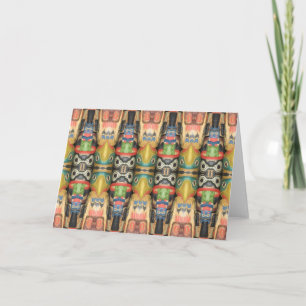 Northwest Totem Art Card