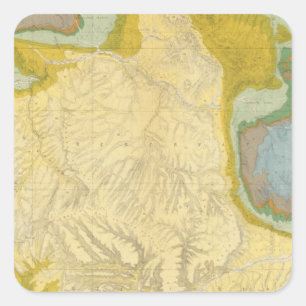 Northwestern Colorado and part of Utah Square Sticker