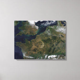 Northwestern Europe Canvas Print