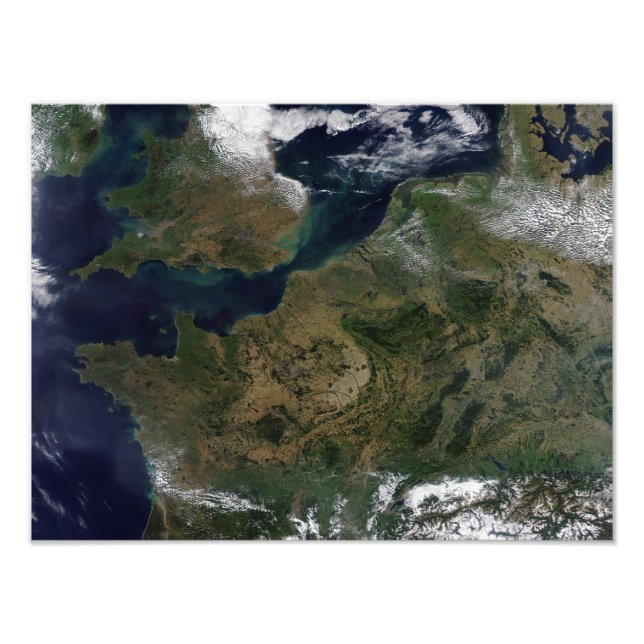 Northwestern Europe Photo Print (Front)