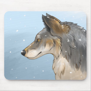 Northwestern Wolf Mouse Mat