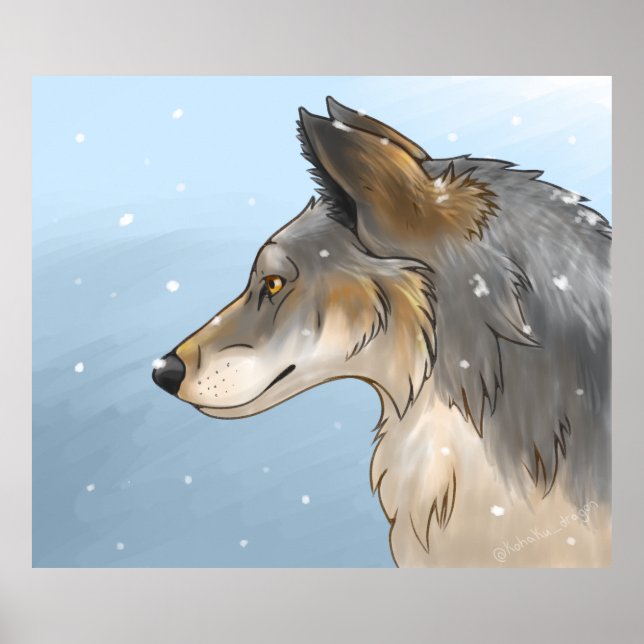 Northwestern Wolf Poster (Front)