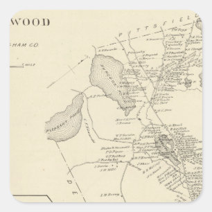 Northwood, Rockingham Co Square Sticker