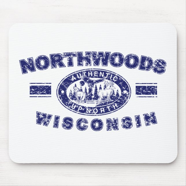 Northwoods-Distressed-[Conv Mouse Mat (Front)