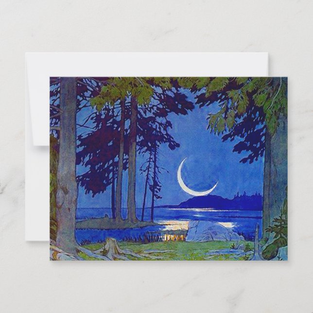 NORTHWOODS MOON SAVE THE DATE NOTE EZ2 CUSTOMIZE (Front)