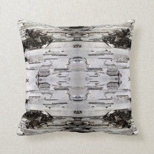 Northwoods Theme Birch Bark Cushion