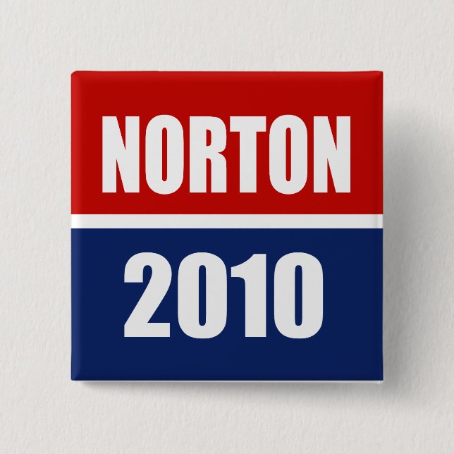 NORTON 2010 15 CM SQUARE BADGE (Front)