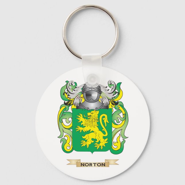 Norton Coat of Arms (Family Crest) Key Ring (Front)