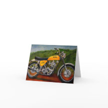 norton commando motorbike yellow bike classic bike