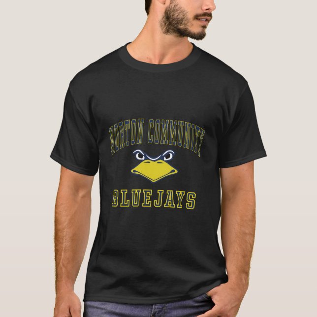 Norton Community High School Bluejays C1 T-Shirt (Front)