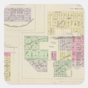 Norton, Lenora, Almena, Densmore, Almelo, Kansas Square Sticker