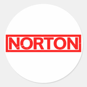Norton Stamp Classic Round Sticker