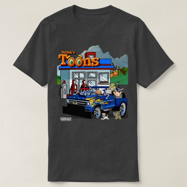 Nortwest Wildlife Cartoon Tee (Design Front)