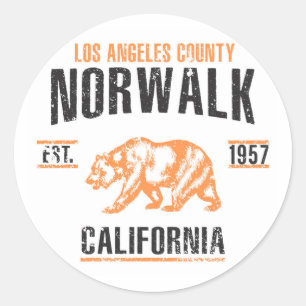 Norwalk Classic Round Sticker