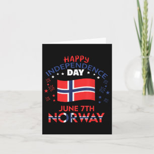 Norway 120th Independence Day Norwegian Pride Norw Card