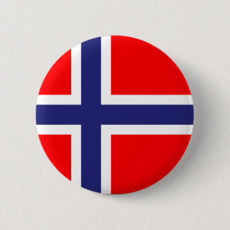 Norway 6 Cm Round Badge