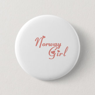 Norway 6 Cm Round Badge