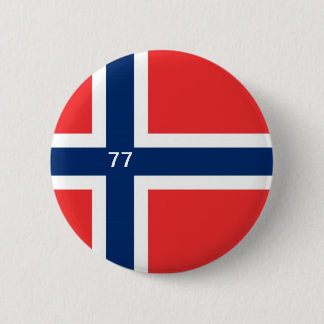 NORWAY 77 6 CM ROUND BADGE