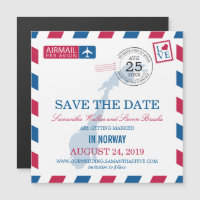 Norway Airmail Save the Date