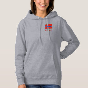 Norway and Norwegian Flag Hoodie