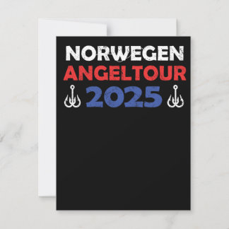 Norway Angeltour 2025 Angeltrip gift idea Card
