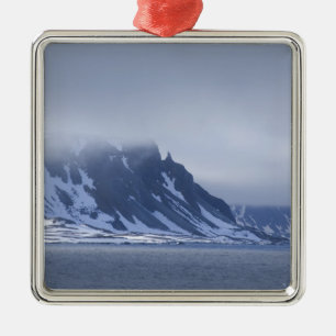 Norway, Arctic Circle, North Atlantic Ocean. Metal Tree Decoration