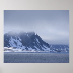 Norway, Arctic Circle, North Atlantic Ocean. Poster