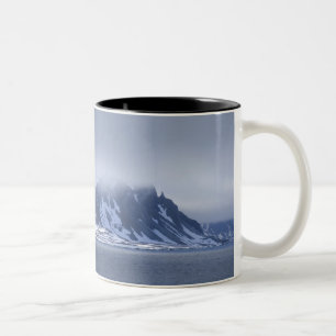 Norway, Arctic Circle, North Atlantic Ocean. Two-Tone Coffee Mug