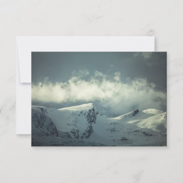 Norway Arctic Mountain Card (Front)