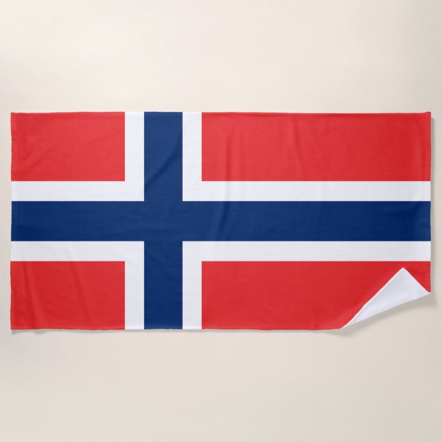 Norway Beach Towel (Front)