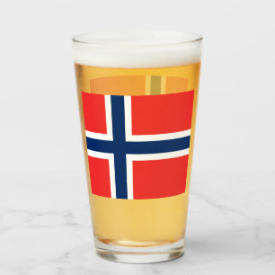 NORWAY BEER GLASS