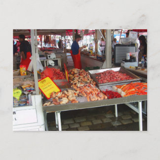 Norway, Bergen fish market Postcard