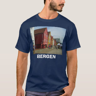 Norway, Bergen, traditional painted buildings T-Shirt