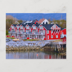 Norway, Bergen Waterside houses Postcard