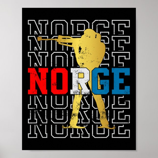 Norway Biathlon Norge Original  Poster (Front)