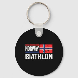 Norway Biathlon Target Skiing Shooting Competition Key Ring