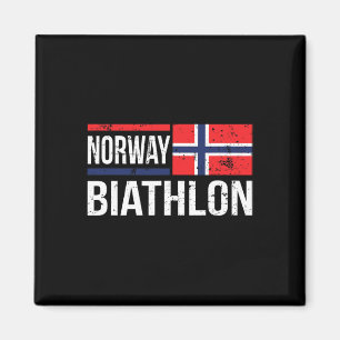 Norway Biathlon Target Skiing Shooting Competition Magnet