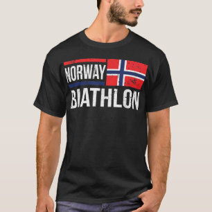 Norway Biathlon Target Skiing Shooting Competition T-Shirt