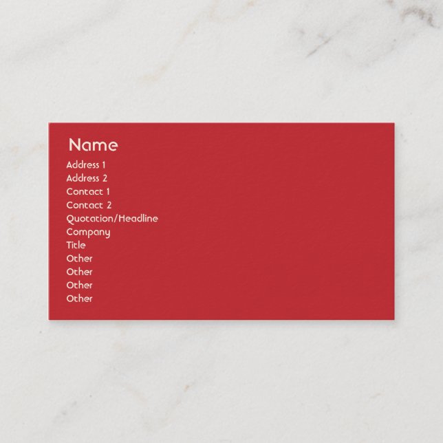 Norway - Business Business Card (Front)