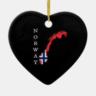 Norway Ceramic Tree Decoration