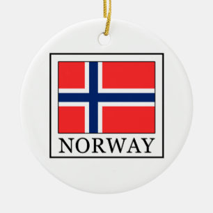 Norway Ceramic Tree Decoration