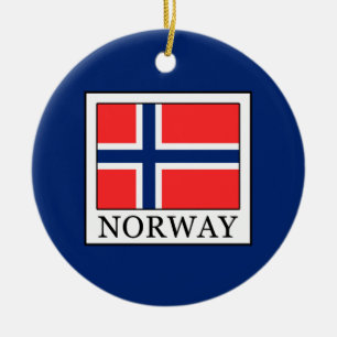 Norway Ceramic Tree Decoration