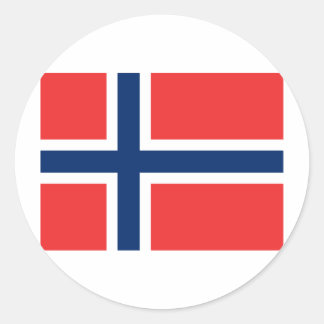 Norway Classic Round Sticker