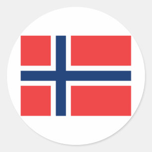Norway Classic Round Sticker