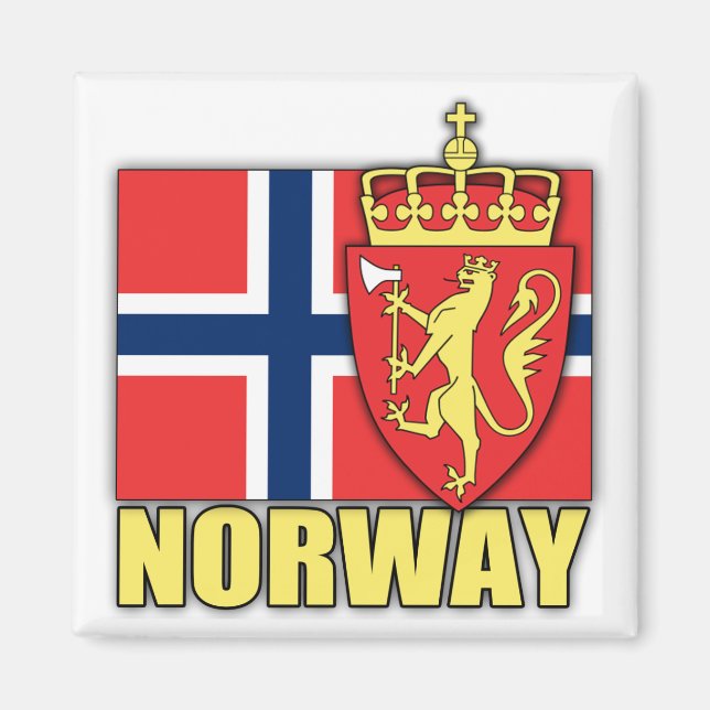 Norway Coat of Arms Magnet (Front)