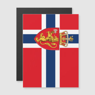 Norway coat of arms on Norway's flag, Norwegian 2