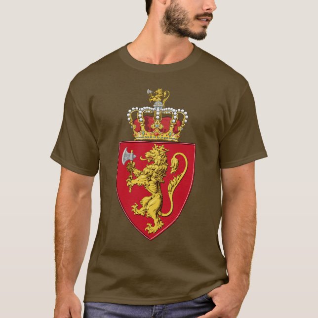 Norway Coat of Arms T-Shirt (Front)