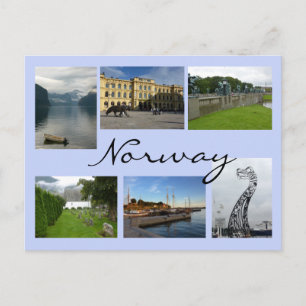 Norway Collage Postcard