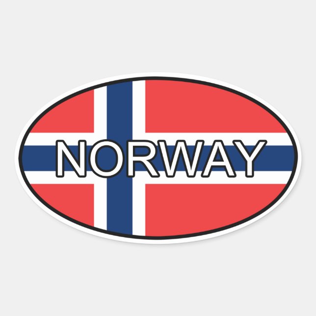 Norway Euro Sticker (Front)