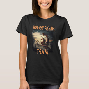 Norway Fishing Team Scandinavia Norge Souvenir Nor T-Shirt